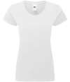 180F Russell Athletic Ladies Authentic Classic Ringspun T-Shirt White colour image